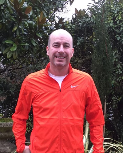 Ian Cassidy runs the London Marathon for Saint Francis Hospice